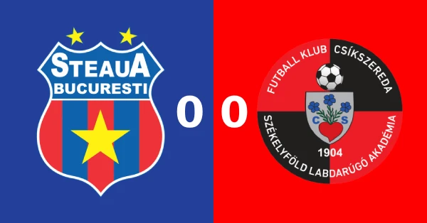 steaua bucurești csikszereda 0-0