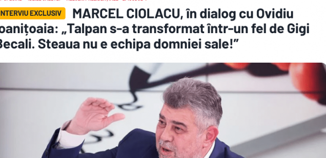 ciolacu talpan steaua