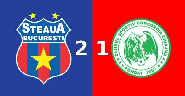 steaua bucurești concordia chiajna 2-1