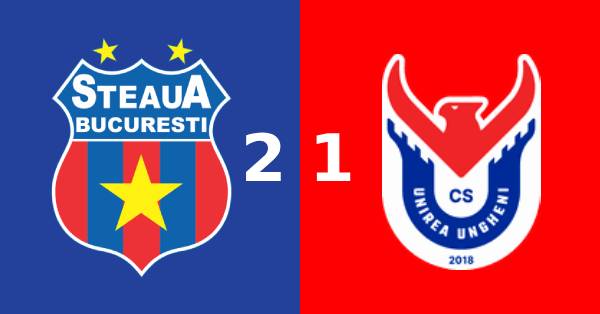 steaua bucurești unirea ungheni 2-1