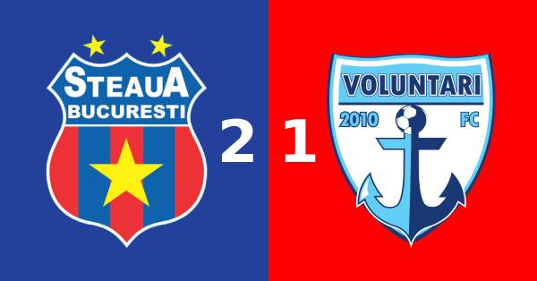 steaua bucurești fc voluntari 2-1