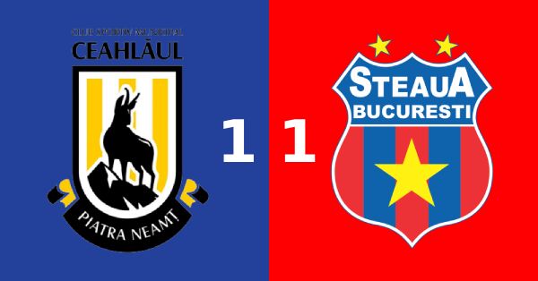 ceahlăul steaua 1-1